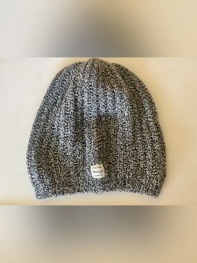 Madewell Marled Grey Knit Beanie Hat